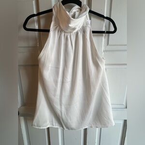 ❤️NEW❤️Women’s Entro White Halter Neck Blouse, Size Medium